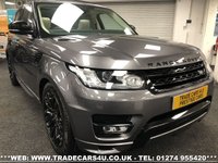 USED 2016 A LAND ROVER RANGE ROVER SPORT 3.0 SDV6 AUTOBIOGRAPHY DYNAMIC 5d 306 BHP FREE UK DELIVERY*VIDEO AVAILABLE* FINANCE ARRANGED* PART EX*HPI CLEAR