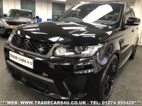 USED 2015 15 LAND ROVER RANGE ROVER SPORT 5.0 V8 SVR 5d 550 BHP UK DELIVERY FLAT FEE &pound;100*VIDEO AVAILABLE*FINANCE ARRANGED*PART EX*HPI CLEAR