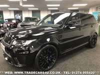 USED 2015 15 LAND ROVER RANGE ROVER SPORT 5.0 V8 SVR 5d 550 BHP UK DELIVERY FLAT FEE &pound;100*VIDEO AVAILABLE*FINANCE ARRANGED*PART EX*HPI CLEAR
