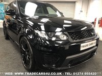 USED 2015 15 LAND ROVER RANGE ROVER SPORT 5.0 V8 SVR 5d 550 BHP UK DELIVERY FLAT FEE &pound;100*VIDEO AVAILABLE*FINANCE ARRANGED*PART EX*HPI CLEAR