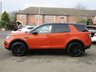 USED 2015 15 LAND ROVER DISCOVERY SPORT 2.2 SD4 HSE 5d 190 BHP Finished in PHOENIX ORANGE MET with contrasting EBONY HEATED LEATHER SEATS. This Discovery Sport is practical, incredible off road and a comfy SUV that has 7 Seats that will swallow your family and luggage. FEATURES include Black Pack, Pan Roof, Electric Rear Boot, Heated Leather Seats, Sat Nav, 20" ALLOYS, Rear Camera, Park sensors, Tinted windows and more. Dealer serviced at 16697 miles, 30623 miles, 46730 miles, 63339 miles and at 76810 miles on 13/10/2021.