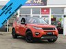USED 2015 15 LAND ROVER DISCOVERY SPORT 2.2 SD4 HSE 5d 190 BHP Finished in PHOENIX ORANGE MET with contrasting EBONY HEATED LEATHER SEATS. This Discovery Sport is practical, incredible off road and a comfy SUV that has 7 Seats that will swallow your family and luggage. FEATURES include Black Pack, Pan Roof, Electric Rear Boot, Heated Leather Seats, Sat Nav, 20" ALLOYS, Rear Camera, Park sensors, Tinted windows and more. Dealer serviced at 16697 miles, 30623 miles, 46730 miles, 63339 miles and at 76810 miles on 13/10/2021.
