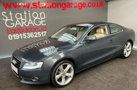 USED 2009 09 AUDI A5 3.0 TDI QUATTRO SPORT 3d 240 BHP ONLY TWO OWNER CAR WITH FSH SAT NAV FULL LEATHER XENON AND HEATED SEATS