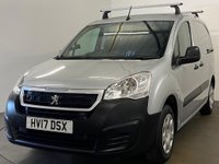 USED 2017 17 PEUGEOT PARTNER 1.6 BLUE HDI PROFESSIONAL L1 100 BHP 3 Front Seats NO VAT