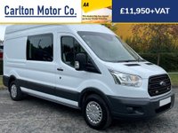 USED 2018 18 FORD TRANSIT 350 TDCi 130 LWB L3 [ 7s MESS WELFARE UNIT ] H2 VAN  7 Seater Crew Cab [ Mess Welfare Unit ]