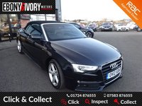USED 2012 12 AUDI A5 1.8 TFSI S LINE S/S 2d 170 BHP + FULL SERVICE HISTORY + 1 YEAR MOT AND BREAKDOWN COVER