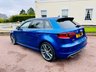USED 2015 65 AUDI A3 2.0 S3 SPORTBACK QUATTRO NAV 5d 296 BHP 