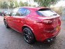 USED 2019 68 ALFA ROMEO STELVIO 2.9 V6 BI-TURBO QUADRIFOGLIO Q4 5d 503 BHP AUTOMATIC ALL WHEEL DRIVE *&pound;7,000 FACTORY EXTRAS* *&pound;7,000+ of factory fitted extras including; Power Sunroof, Power Seats Pack, 20" Dark 5-Hole Alloy Wheels, Sound Theatre by Harman Kardon, Leather/Alcantara Sports Seats in Black with Red Stitching and Red Lower Dash and Door Panel, Quadrifoglio Leather/Alcantara Flat Bottomed Sports Steering Wheel with Carbon Insert, Red Brake Calipers + Competizione Red Tri-coat Finish*