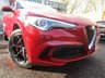 USED 2019 68 ALFA ROMEO STELVIO 2.9 V6 BI-TURBO QUADRIFOGLIO Q4 5d 503 BHP AUTOMATIC ALL WHEEL DRIVE *&pound;7,000 FACTORY EXTRAS* *&pound;7,000+ of factory fitted extras including; Power Sunroof, Power Seats Pack, 20" Dark 5-Hole Alloy Wheels, Sound Theatre by Harman Kardon, Leather/Alcantara Sports Seats in Black with Red Stitching and Red Lower Dash and Door Panel, Quadrifoglio Leather/Alcantara Flat Bottomed Sports Steering Wheel with Carbon Insert, Red Brake Calipers + Competizione Red Tri-coat Finish*
