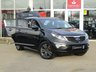 USED 2012 12 KIA SPORTAGE 2.0 CRDI KX-3 5d 134 BHP Finished in PHANTOM BLACK with contrasting FULL BLACK LEATHER SEATS. The Kia Sportage is one of the best MPV's on the market today, It offers striking looks and makes an ideal family SUV with great specification. Features include Full Panoramic Sunroof, Cruise Control, Power folding Mirrors, 18" Alloys, Heated Leather Seats, Blue Tooth and much more. Dealer serviced at 7116 miles, 14103 miles, 20433 miles, 27765 miles, 33777 miles, 39208 miles, 56310 miles and on arrival at 75468 miles.