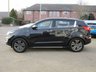 USED 2012 12 KIA SPORTAGE 2.0 CRDI KX-3 5d 134 BHP Finished in PHANTOM BLACK with contrasting FULL BLACK LEATHER SEATS. The Kia Sportage is one of the best MPV's on the market today, It offers striking looks and makes an ideal family SUV with great specification. Features include Full Panoramic Sunroof, Cruise Control, Power folding Mirrors, 18" Alloys, Heated Leather Seats, Blue Tooth and much more. Dealer serviced at 7116 miles, 14103 miles, 20433 miles, 27765 miles, 33777 miles, 39208 miles, 56310 miles and on arrival at 75468 miles.