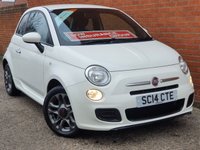 USED 2014 14 FIAT 500 1.2 S 3d 69 BHP VERY LOW MILES - GREAT SPEC  - SUPERB CONDITION