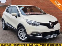 USED 2013 63 RENAULT CAPTUR 1.5 DYNAMIQUE MEDIANAV ENERGY DCI S/S 5d 90 BHP 