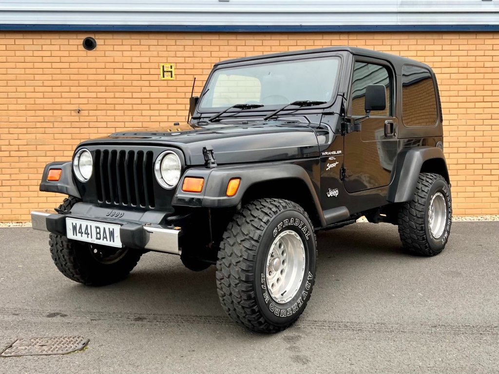 USED 2000 W JEEP WRANGLER 4.0 SPORT Convertible // 3d // 174 BHP // px swap  
