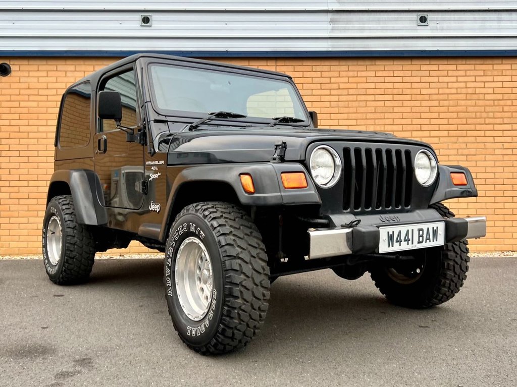 USED 2000 W JEEP WRANGLER 4.0 SPORT Convertible // 3d // 174 BHP // px swap  