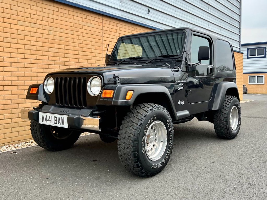 USED 2000 W JEEP WRANGLER 4.0 SPORT Convertible // 3d // 174 BHP // px swap  
