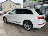 USED 2015 65 AUDI Q7 3.0 TDI QUATTRO S LINE 5d 269 BHP +  BLACK LEATHER/ALCANTARA WITH HEATED SEATS + BLUETOOTH + FULL SERVICE HISTORY + SATELLITE  NAVIGATION +