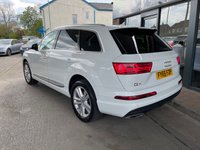 USED 2015 65 AUDI Q7 3.0 TDI QUATTRO S LINE 5d 269 BHP +  BLACK LEATHER/ALCANTARA WITH HEATED SEATS + BLUETOOTH + FULL SERVICE HISTORY + SATELLITE  NAVIGATION +