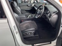 USED 2015 65 AUDI Q7 3.0 TDI QUATTRO S LINE 5d 269 BHP +  BLACK LEATHER/ALCANTARA WITH HEATED SEATS + BLUETOOTH + FULL SERVICE HISTORY + SATELLITE  NAVIGATION +