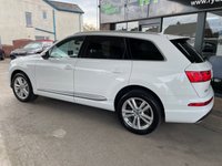 USED 2015 65 AUDI Q7 3.0 TDI QUATTRO S LINE 5d 269 BHP +  BLACK LEATHER/ALCANTARA WITH HEATED SEATS + BLUETOOTH + FULL SERVICE HISTORY + SATELLITE  NAVIGATION +
