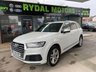 USED 2015 65 AUDI Q7 3.0 TDI QUATTRO S LINE 5d 269 BHP +  BLACK LEATHER/ALCANTARA WITH HEATED SEATS + BLUETOOTH + FULL SERVICE HISTORY + SATELLITE  NAVIGATION +