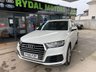 USED 2015 65 AUDI Q7 3.0 TDI QUATTRO S LINE 5d 269 BHP +  BLACK LEATHER/ALCANTARA WITH HEATED SEATS + BLUETOOTH + FULL SERVICE HISTORY + SATELLITE  NAVIGATION +