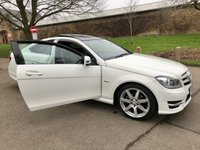 USED 2012 61 MERCEDES-BENZ C CLASS 1.8 C180 BLUEEFFICIENCY AMG SPORT 2d 156 BHP Stunning Low Mileage And Big Specification AMG Petrol Coupe !