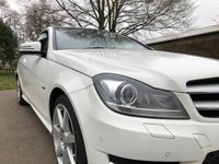 USED 2012 61 MERCEDES-BENZ C CLASS 1.8 C180 BLUEEFFICIENCY AMG SPORT 2d 156 BHP Stunning Low Mileage And Big Specification AMG Petrol Coupe !