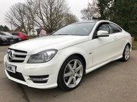 USED 2012 61 MERCEDES-BENZ C CLASS 1.8 C180 BLUEEFFICIENCY AMG SPORT 2d 156 BHP Stunning Low Mileage And Big Specification AMG Petrol Coupe !