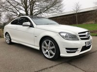 USED 2012 61 MERCEDES-BENZ C CLASS 1.8 C180 BLUEEFFICIENCY AMG SPORT 2d 156 BHP Stunning Low Mileage And Big Specification AMG Petrol Coupe !