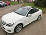 USED 2012 61 MERCEDES-BENZ C CLASS 1.8 C180 BLUEEFFICIENCY AMG SPORT 2d 156 BHP Stunning Low Mileage And Big Specification AMG Petrol Coupe !