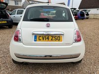 USED 2014 14 FIAT 500 0.9 TWINAIR LOUNGE 3d 85 BHP Panoramic Roof + Bluetooth Phone
