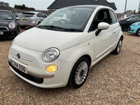 USED 2014 14 FIAT 500 0.9 TWINAIR LOUNGE 3d 85 BHP Panoramic Roof + Bluetooth Phone