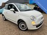 USED 2014 14 FIAT 500 0.9 TWINAIR LOUNGE 3d 85 BHP Panoramic Roof + Bluetooth Phone
