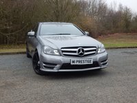 USED 2015 15 MERCEDES-BENZ C CLASS 2.1 C220 CDI AMG SPORT EDITION PREMIUM PLUS 2d 168 BHP 1 Prev Owner-Black Alloys