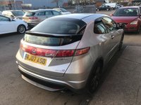 USED 2007 07 HONDA CIVIC 1.8 I-VTEC TYPE-S 3d 139 BHP PART EXCHANE TO CLEAR