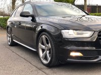USED 2015 64 AUDI A4 2.0 AVANT TDI BLACK EDITION 5d 148 BHP 