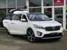 USED 2015 65 KIA SORENTO 2.2 CRDI KX-3 ISG 5d 197 BHP Finished in CLEAR WHITE METALLIC with contrasting BLACK LEATHER trim. This car comes with the balance of Kia 7 year warranty and with FSH. The Kia Sorento is one of the best 7 Seater, 4x4, MPV's on the market today, It offers striking looks and makes an ideal family and towing SUV with great specification. Features include, Pan Roof, Sat Nav, Heated Steering wheel, Cameras, Auto Parking Side Steps and more. KIA Serviced at 10237 miles, 23494 miles, 34308 miles 54850 miles and at 66978 miles