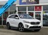 USED 2015 65 KIA SORENTO 2.2 CRDI KX-3 ISG 5d 197 BHP Finished in CLEAR WHITE METALLIC with contrasting BLACK LEATHER trim. This car comes with the balance of Kia 7 year warranty and with FSH. The Kia Sorento is one of the best 7 Seater, 4x4, MPV's on the market today, It offers striking looks and makes an ideal family and towing SUV with great specification. Features include, Pan Roof, Sat Nav, Heated Steering wheel, Cameras, Auto Parking Side Steps and more. KIA Serviced at 10237 miles, 23494 miles, 34308 miles 54850 miles and at 66978 miles
