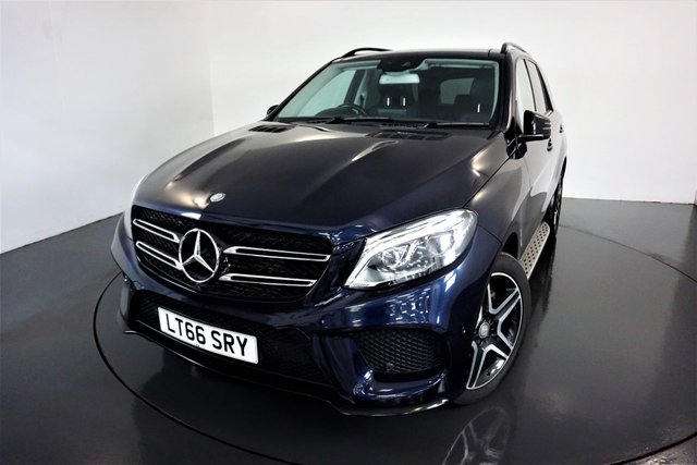 2016 66 Mercedes-Benz Gle-Class 2.1 GLE 250 D 4MATIC AMG LINE PREMIUM 5d AUTO 201 BHP-2 OWNER CAR-NIGHT PACKAGE-SIDE RUNNING BOARDS-OPENING PANORAMIC GLASS SUNROOF-HEATED BLACK LEATHER-ELECTRIC MEMORY DRIVERS SEATS-CLIMATE CONTROL-CRUISE CONTROL-DAB RADIO-BLUETOOTH-SATNAV-MFSW-ELECTRIC TAILGATE-LED HEADLIGHTS-REVERSE PARKING AID-ADAPTIVE STEERING-TOP SPECIFICATION