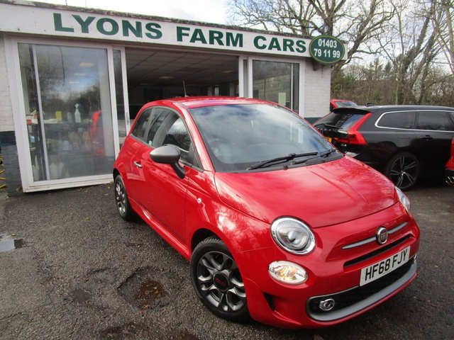 2018 68 Fiat 500 1.2 S (SPORT) 3d 69 BHP NEW SHAPE