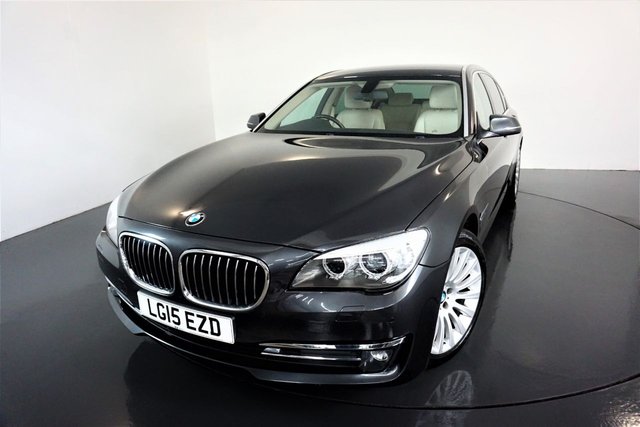 2015 15 BMW 7 Series 3.0 740LI SE 4d AUTO-2 FORMER KEEPERS-LOW MILEAGE EXAMPLE-IVORY WHITE DAKOTA LEATHER-REAR SUN BLIND-ELECTRIC MEMORY SEAT-HEATED FRONT SEATS-AMBIENT INTERIOR LIGHTING-PARKING SENSORS-HIGH BEAM ASSIST-PROFESSIONAL NAVIGATION-DAB RADIO-BLUETOOTH-CLIMATE CONTROL