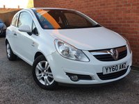 USED 2010 60 VAUXHALL CORSA 1.0 ENERGY ECOFLEX 3d 64 BHP LOW INSURANCE GROUP - &pound;30 ROAD TAX
