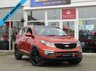 USED 2015 15 KIA SPORTAGE 2.0 CRDI KX-3 5d 134 BHP Finished in TANGO ORANGE METALLIC with Full HEATED LEATHER trim.This Sportage is one of the best SUV's on the market. It offers striking looks and spacious interior. Features include Sat Nav, 19-inch alloys, tinted windows, rain-sensing wipers, LED headlights, keyless start, Heated front and rear seats, 8-inch touchscreen, Cruise control and Parking sensors. Serviced at 17375 miles, 29066 miles, 40493 miles, 50337 miles and on arrival at 67293 miles.