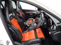 USED 2017 66 MERCEDES-BENZ C-CLASS C63 4.0 V8 BITURBO (510 PS) AMG S (PREMIUM) SpdS MCT ( ULEZ - EURO 6 ) (S/S) 4DR + NAV + PAN ROOF + E/M/HEATED 2 TONE RED / BLACK LEATHER PERFORMANCE SEATS + DESIGNO DIAMOND WHITE PAINTWORK + CARBON INTERIOR + HEAD UP + KEYLESS PANROOF+PERFORMANCE EXHAUST / SEATS+NAV+HEAD UP+CAM
