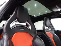 USED 2017 66 MERCEDES-BENZ C-CLASS C63 4.0 V8 BITURBO (510 PS) AMG S (PREMIUM) SpdS MCT ( ULEZ - EURO 6 ) (S/S) 4DR + NAV + PAN ROOF + E/M/HEATED 2 TONE RED / BLACK LEATHER PERFORMANCE SEATS + DESIGNO DIAMOND WHITE PAINTWORK + CARBON INTERIOR + HEAD UP + KEYLESS PANROOF+PERFORMANCE EXHAUST / SEATS+NAV+HEAD UP+CAM