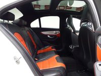 USED 2017 66 MERCEDES-BENZ C-CLASS C63 4.0 V8 BITURBO (510 PS) AMG S (PREMIUM) SpdS MCT ( ULEZ - EURO 6 ) (S/S) 4DR + NAV + PAN ROOF + E/M/HEATED 2 TONE RED / BLACK LEATHER PERFORMANCE SEATS + DESIGNO DIAMOND WHITE PAINTWORK + CARBON INTERIOR + HEAD UP + KEYLESS PANROOF+PERFORMANCE EXHAUST / SEATS+NAV+HEAD UP+CAM