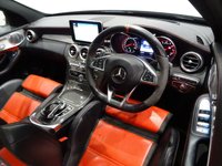 USED 2017 66 MERCEDES-BENZ C-CLASS C63 4.0 V8 BITURBO (510 PS) AMG S (PREMIUM) SpdS MCT ( ULEZ - EURO 6 ) (S/S) 4DR + NAV + PAN ROOF + E/M/HEATED 2 TONE RED / BLACK LEATHER PERFORMANCE SEATS + DESIGNO DIAMOND WHITE PAINTWORK + CARBON INTERIOR + HEAD UP + KEYLESS PANROOF+PERFORMANCE EXHAUST / SEATS+NAV+HEAD UP+CAM