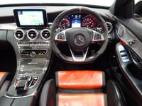 USED 2017 66 MERCEDES-BENZ C-CLASS C63 4.0 V8 BITURBO (510 PS) AMG S (PREMIUM) SpdS MCT ( ULEZ - EURO 6 ) (S/S) 4DR + NAV + PAN ROOF + E/M/HEATED 2 TONE RED / BLACK LEATHER PERFORMANCE SEATS + DESIGNO DIAMOND WHITE PAINTWORK + CARBON INTERIOR + HEAD UP + KEYLESS PANROOF+PERFORMANCE EXHAUST / SEATS+NAV+HEAD UP+CAM