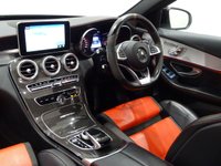 USED 2017 66 MERCEDES-BENZ C-CLASS C63 4.0 V8 BITURBO (510 PS) AMG S (PREMIUM) SpdS MCT ( ULEZ - EURO 6 ) (S/S) 4DR + NAV + PAN ROOF + E/M/HEATED 2 TONE RED / BLACK LEATHER PERFORMANCE SEATS + DESIGNO DIAMOND WHITE PAINTWORK + CARBON INTERIOR + HEAD UP + KEYLESS PANROOF+PERFORMANCE EXHAUST / SEATS+NAV+HEAD UP+CAM